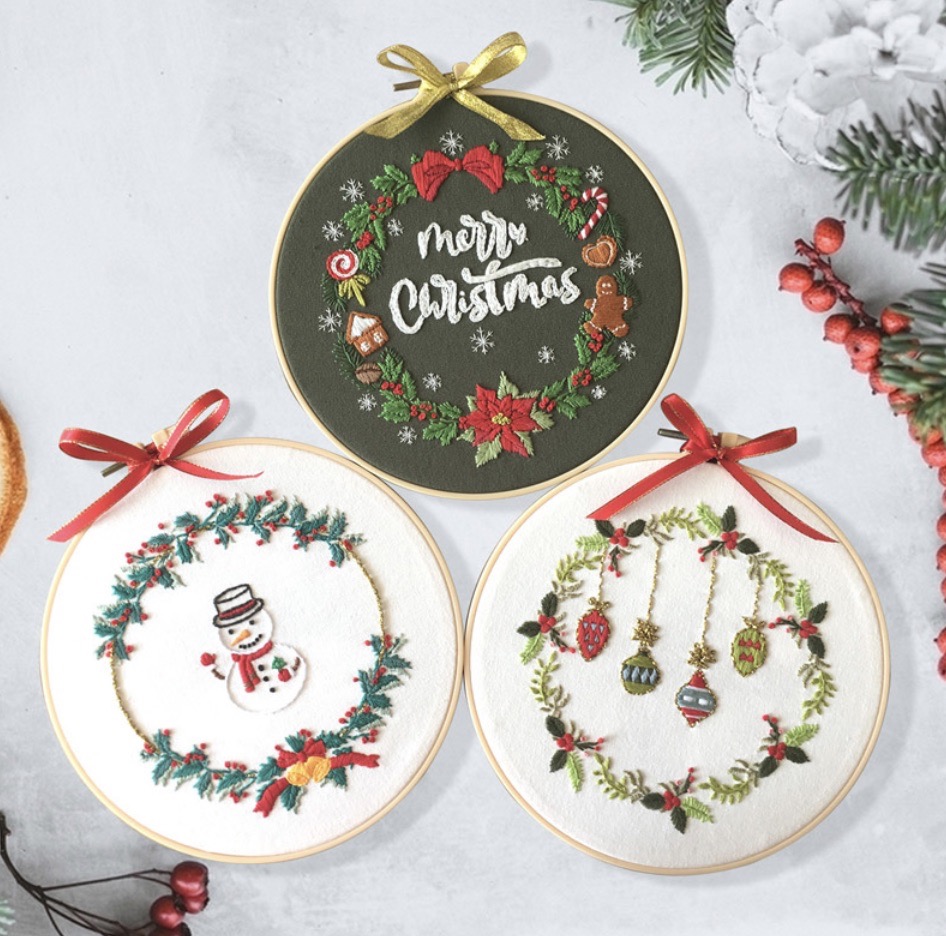 Christmas Embroidery Kits