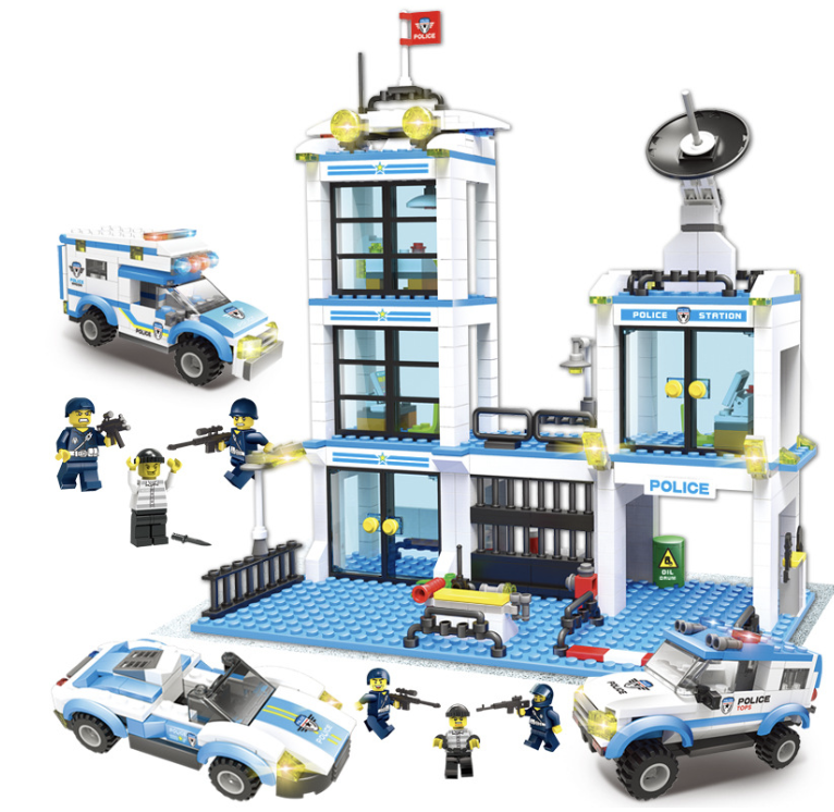 Police Building Blocks Set