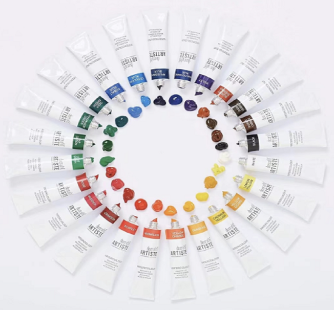 Acrylic paints set from Panda crafty